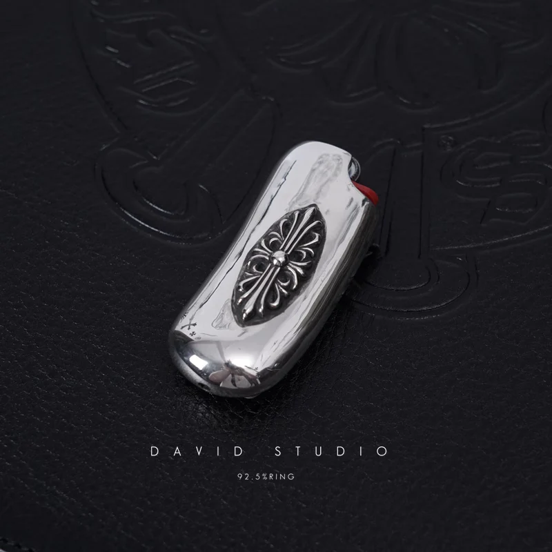 CHROME HEARTS FLORAL CROSS LIGHTER CASE