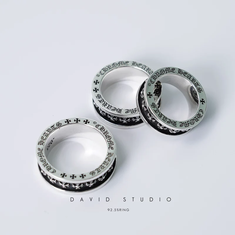 CHROME HEARTS TINY CH PLUS SPINNER RING