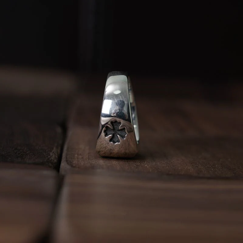 CHROME HEARTS BIG PJ CROSS RING