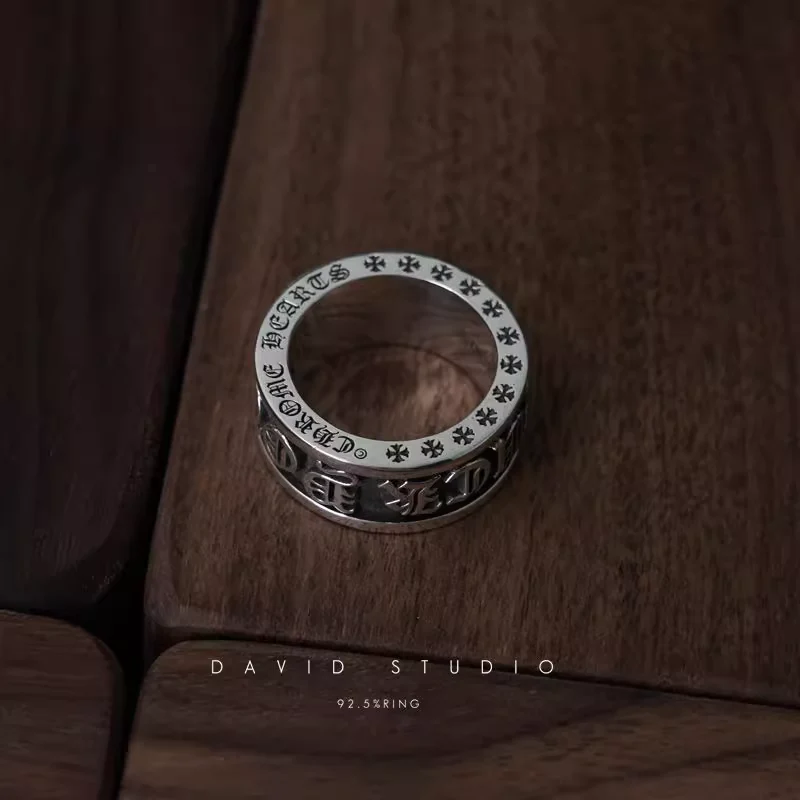 CHROME HEARTS FUCK YOU SPINNER RING