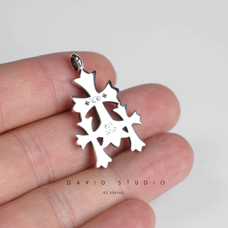 CHROME HEARTS CEMETERY CUT OUT PENDANT