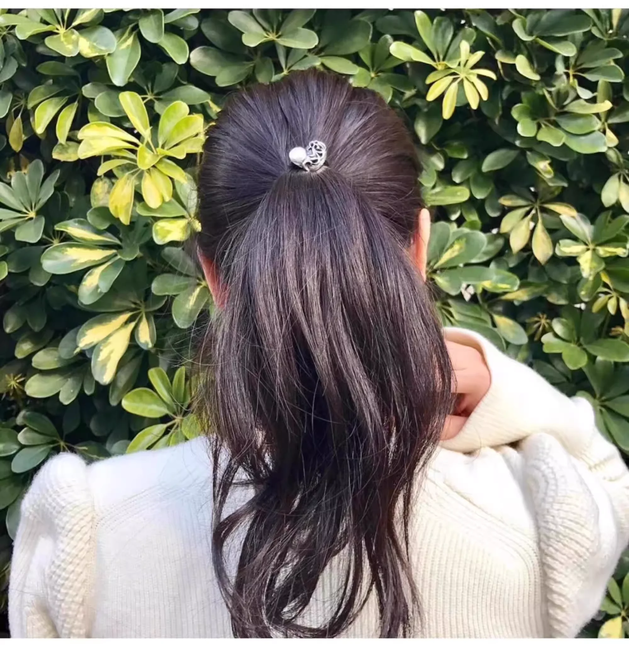 CHROME HEARTS HEART HAIR TIE