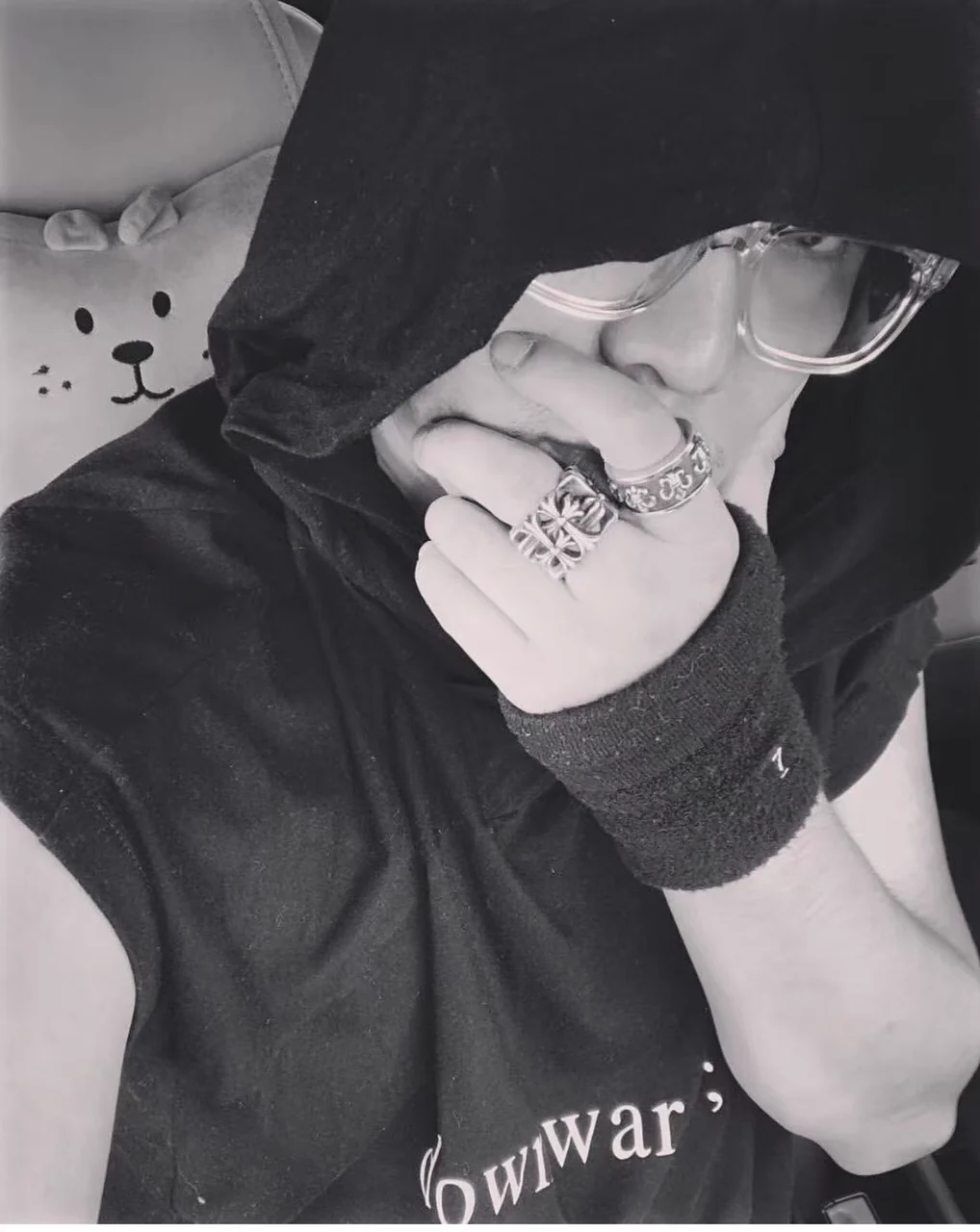 CHROME HEARTS BS FLEUR SPINNER RING