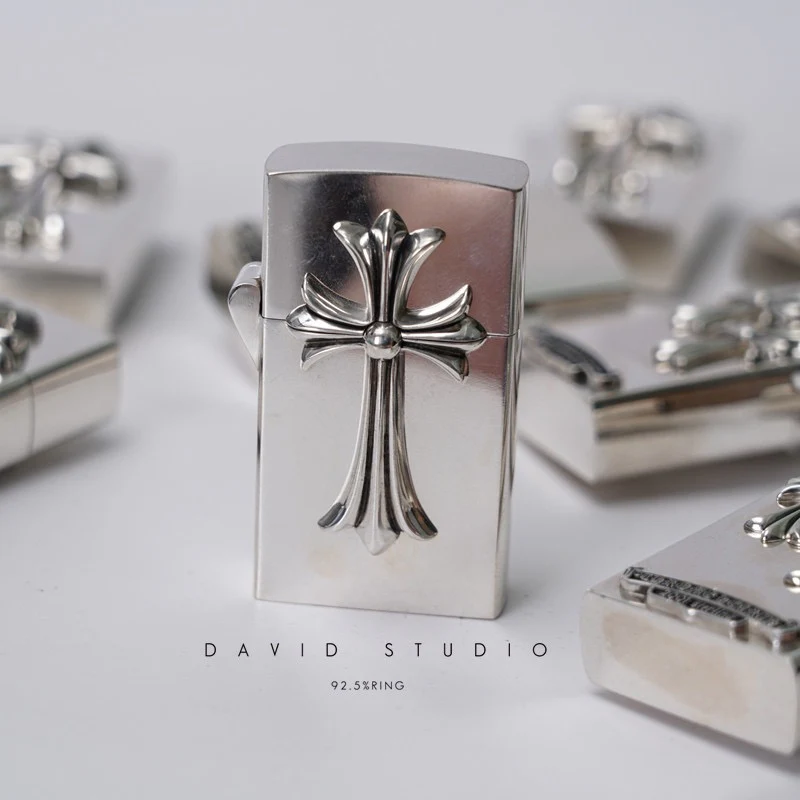 CHROME HEARTS DUBBLE CROSS ZIPPO LIGHTER
