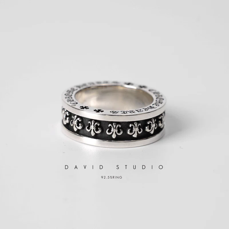 CHROME HEARTS SMALL BS FLEUR RING
