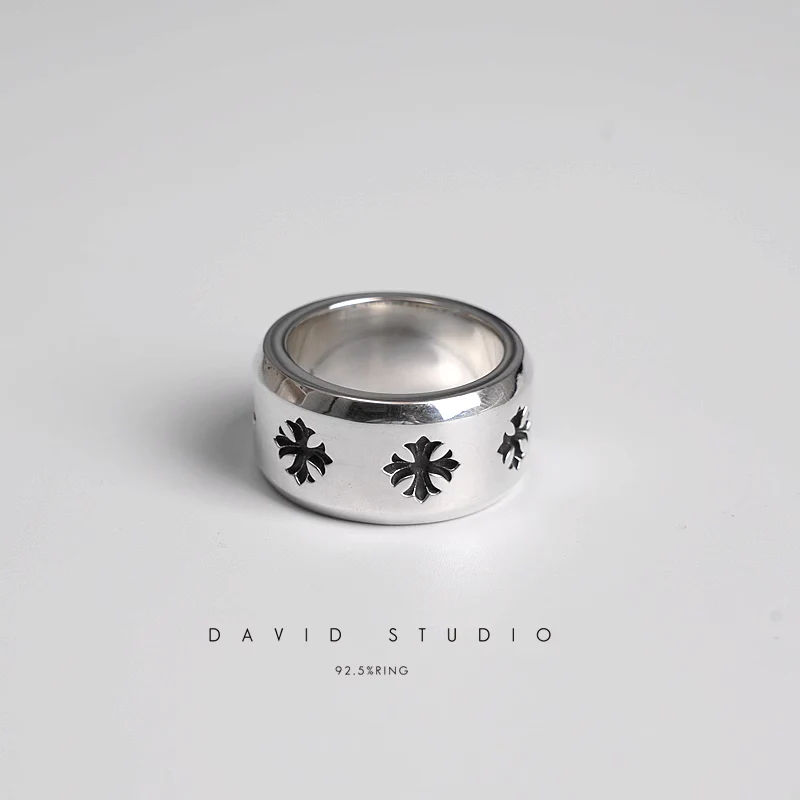 CHROME HEARTS CH PLUS THICK BAND RING