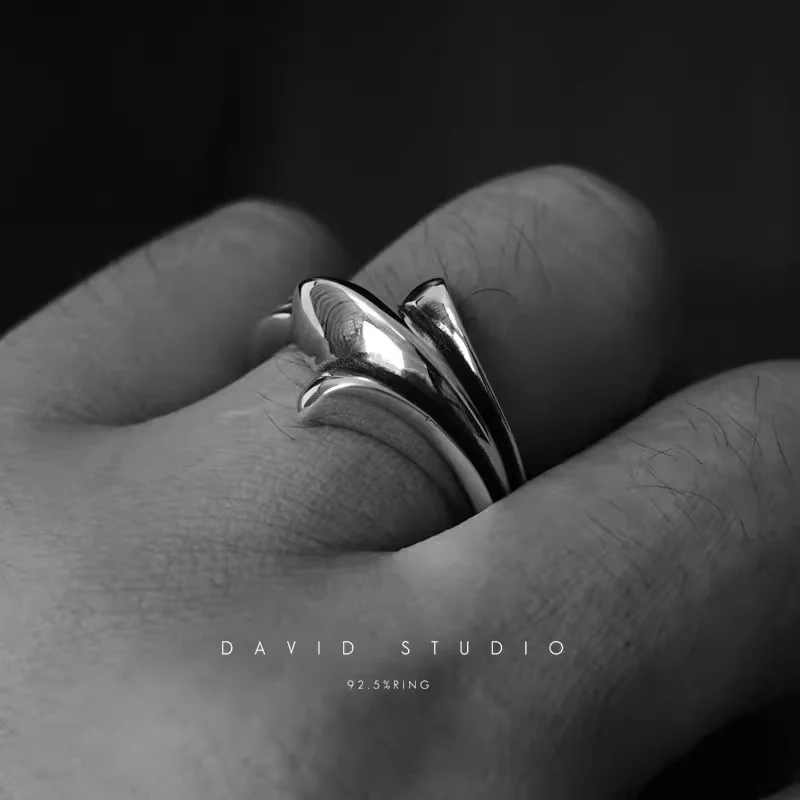 CHROME HEARTS 720 HALF CROSS TAIL RING