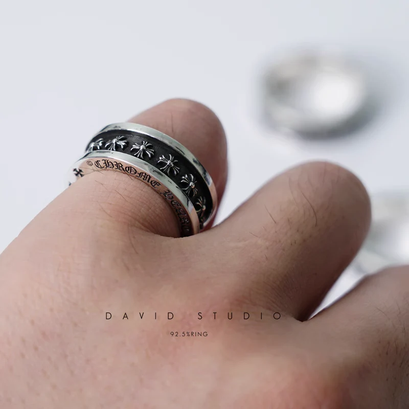 CHROME HEARTS TINY CH PLUS SPINNER RING
