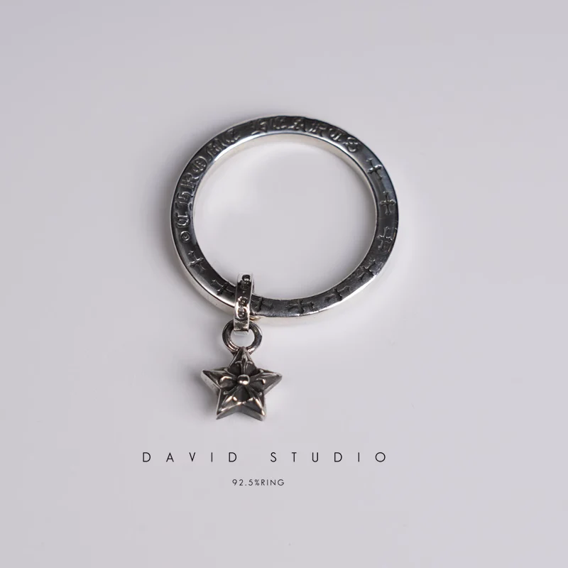 CHROME HEARTS STACK STAR RING