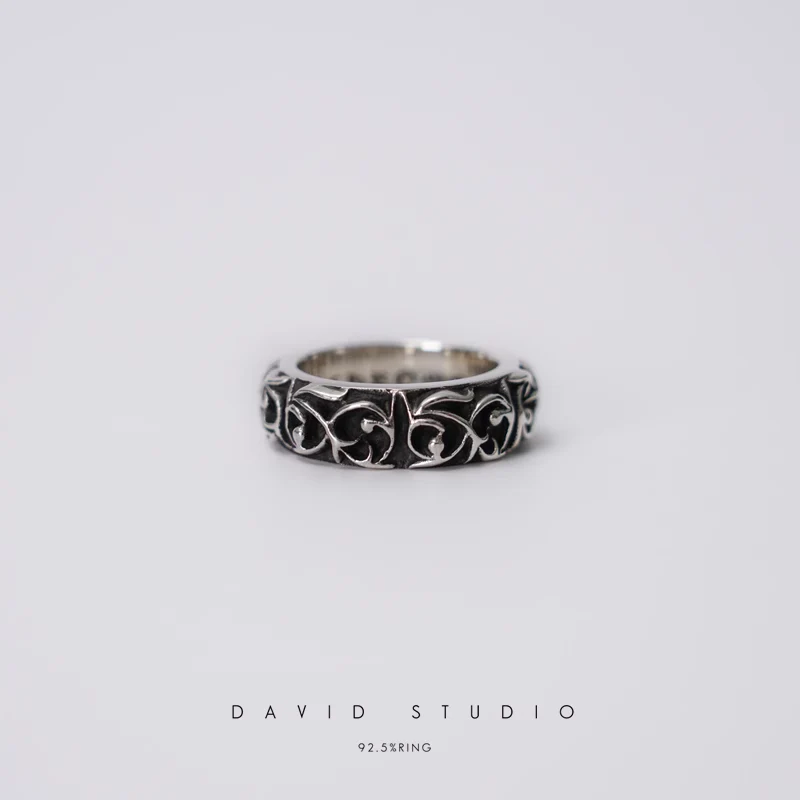 CHROME HEARTS ETERNITY VINE RING