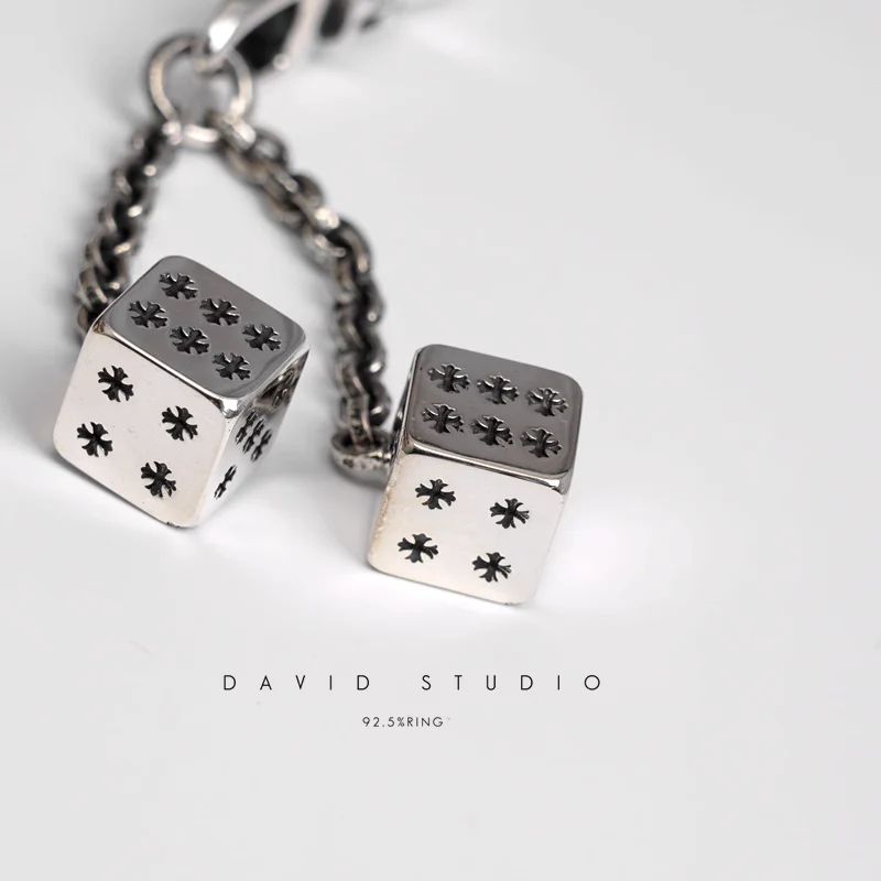 CHROME HEARTS DICE KEYCHAIN