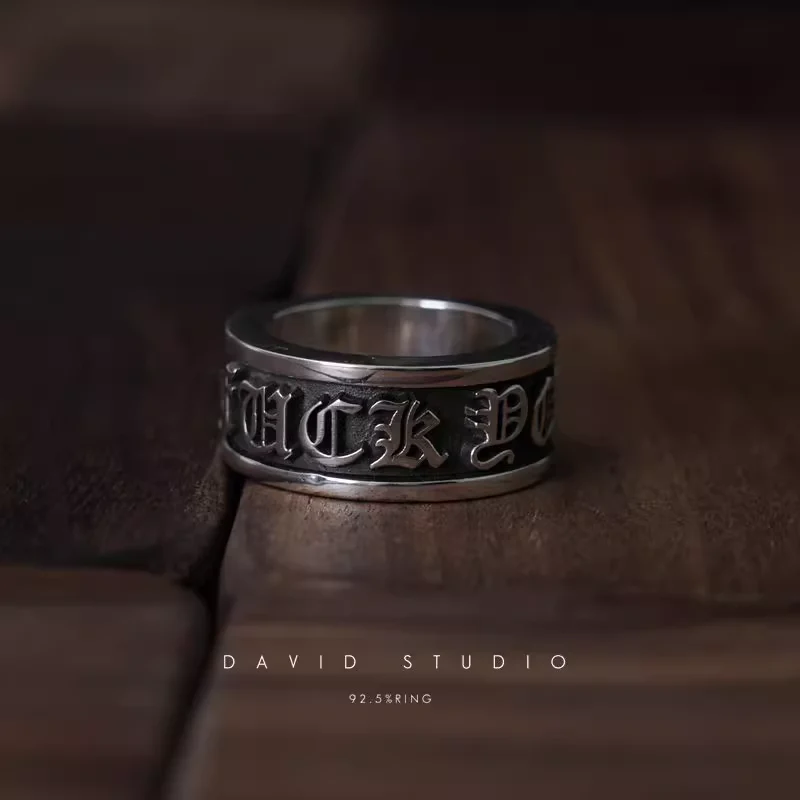 CHROME HEARTS FUCK YOU SPINNER RING