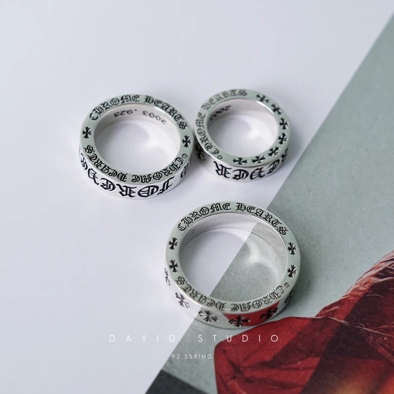 6MM CHROME HEARTS FOREVER RING – SPACER