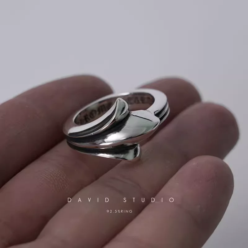 CHROME HEARTS 720 HALF CROSS TAIL RING
