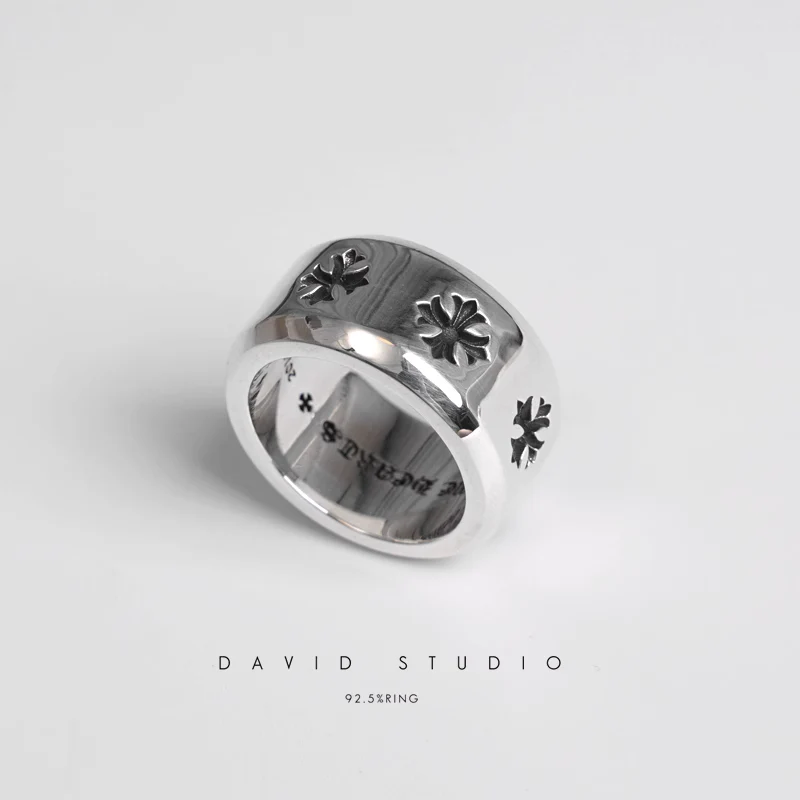 CHROME HEARTS CH PLUS THICK BAND RING