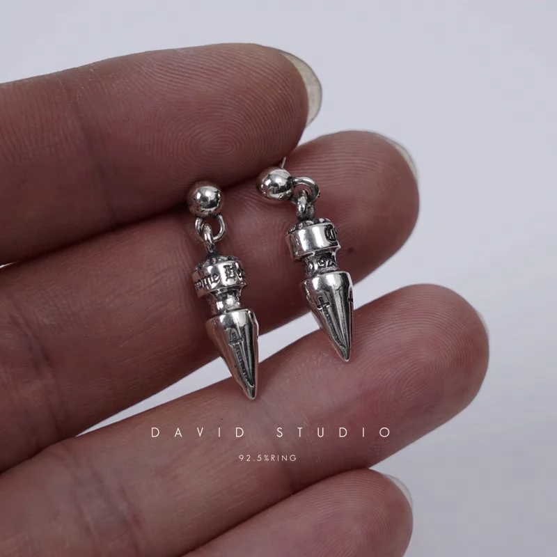 CHROME HEARTS SPIKE EARRING