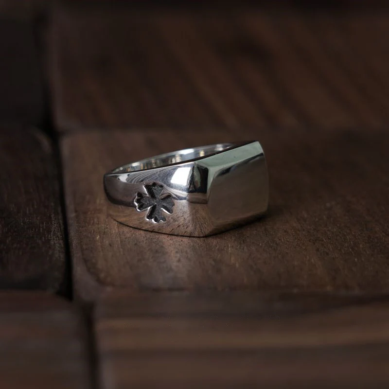 CHROME HEARTS BIG PJ CROSS RING