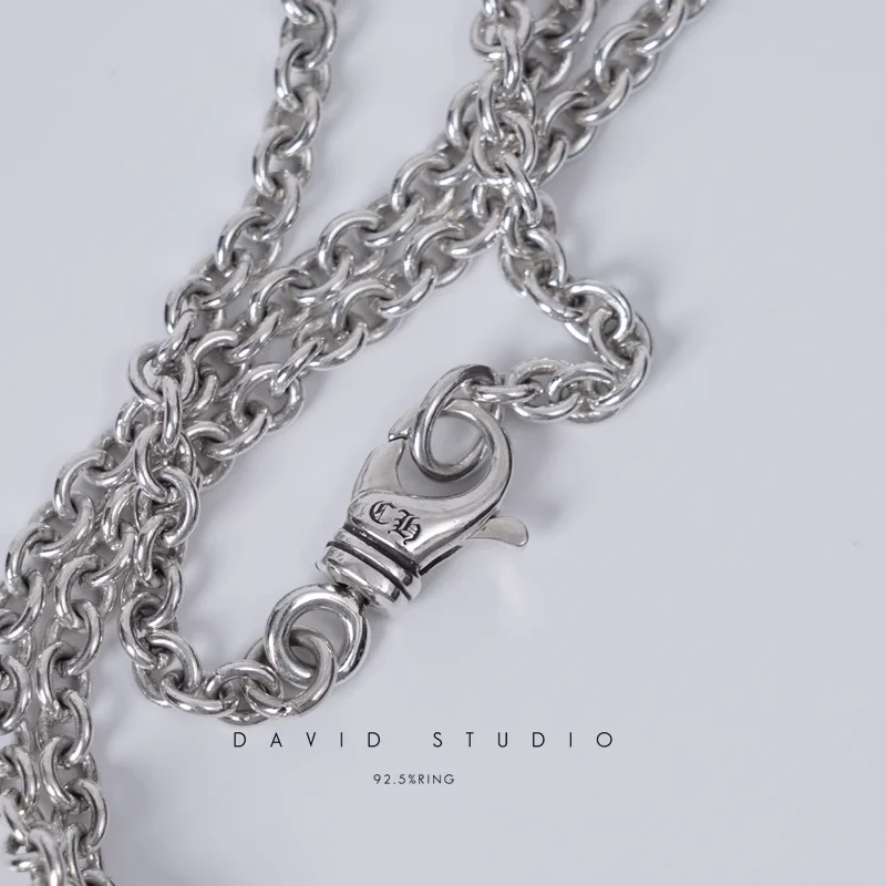 CHROME HEARTS BS FLEUR CHARM – ROLL CHAIN