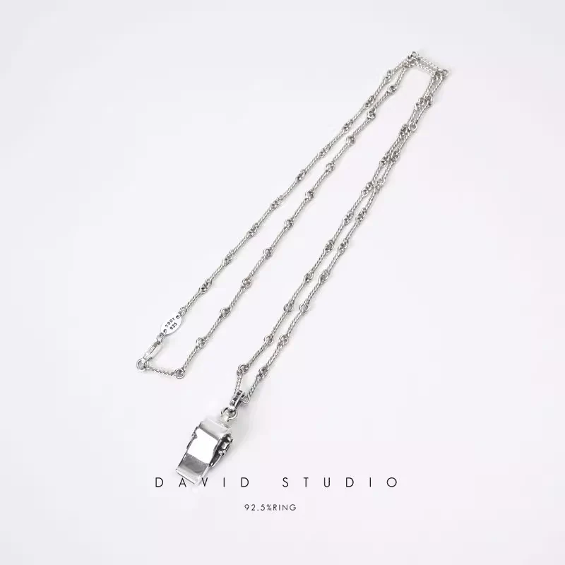 MINI DAGGER WHISTLE PENDANT – TWIST CHAIN