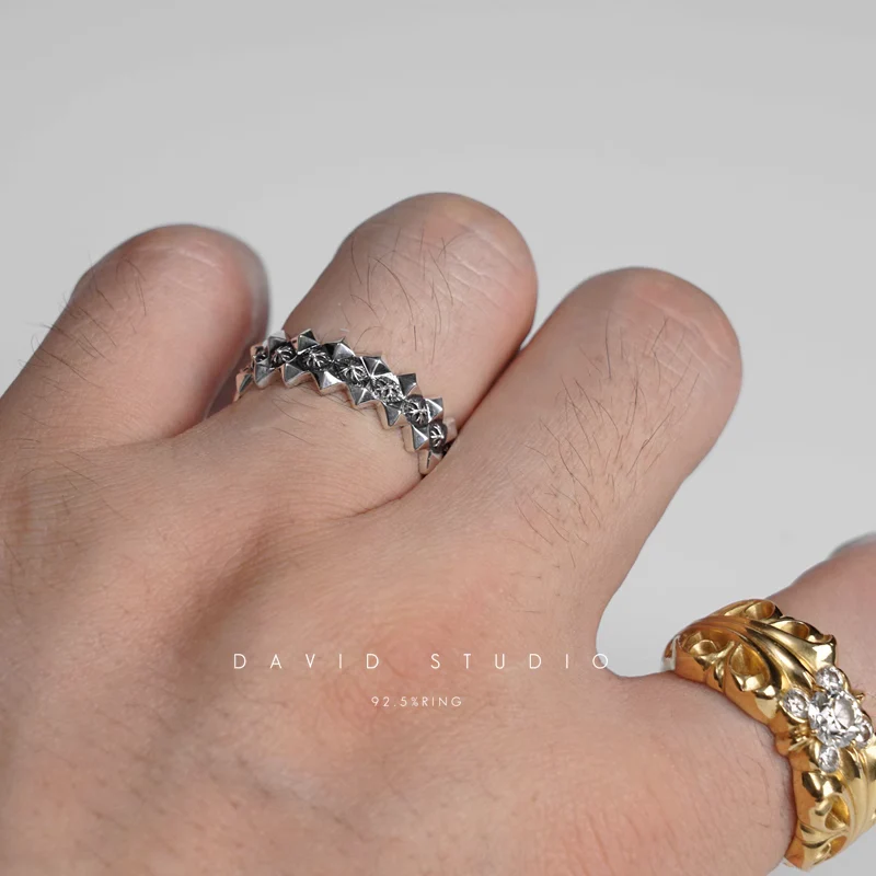 CHROME HEARTS CH PLUS RAGGED EDGE RING