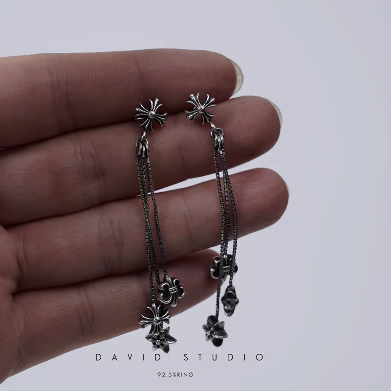 CHROME HEARTS JOJO MULTI FLORAL EARRING
