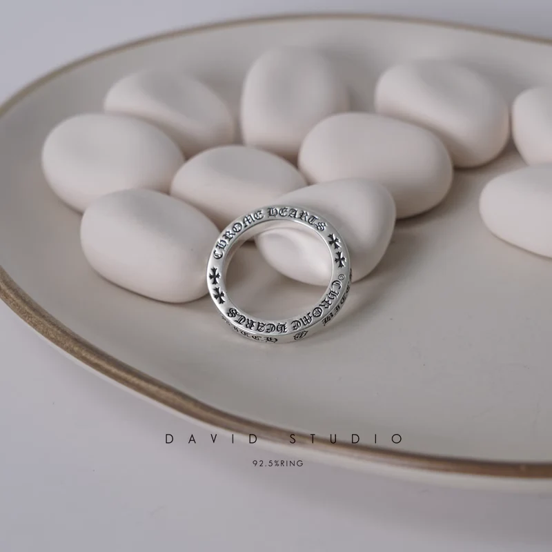 CHROME HEARTS 3MM THE ROLLING STONES B*TCH SPACER RING