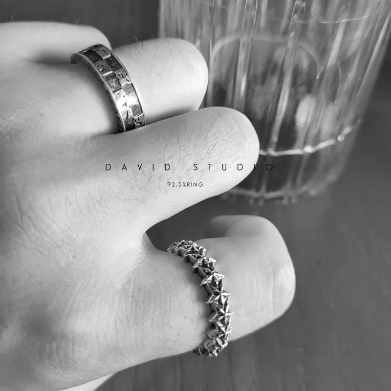 CHROME HEARTS 5 SIDED STAR LOOP RING