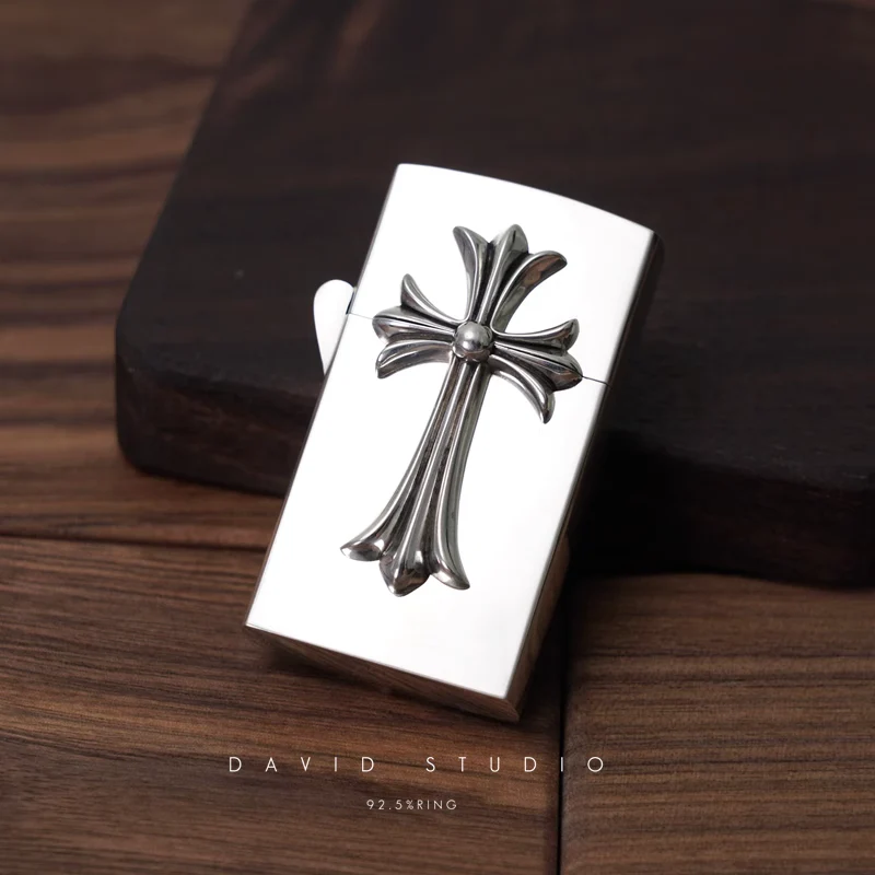 CHROME HEARTS DUBBLE CROSS ZIPPO LIGHTER