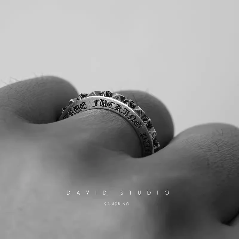 CHROME HEARTS TRUE FUCKING PUNK RING