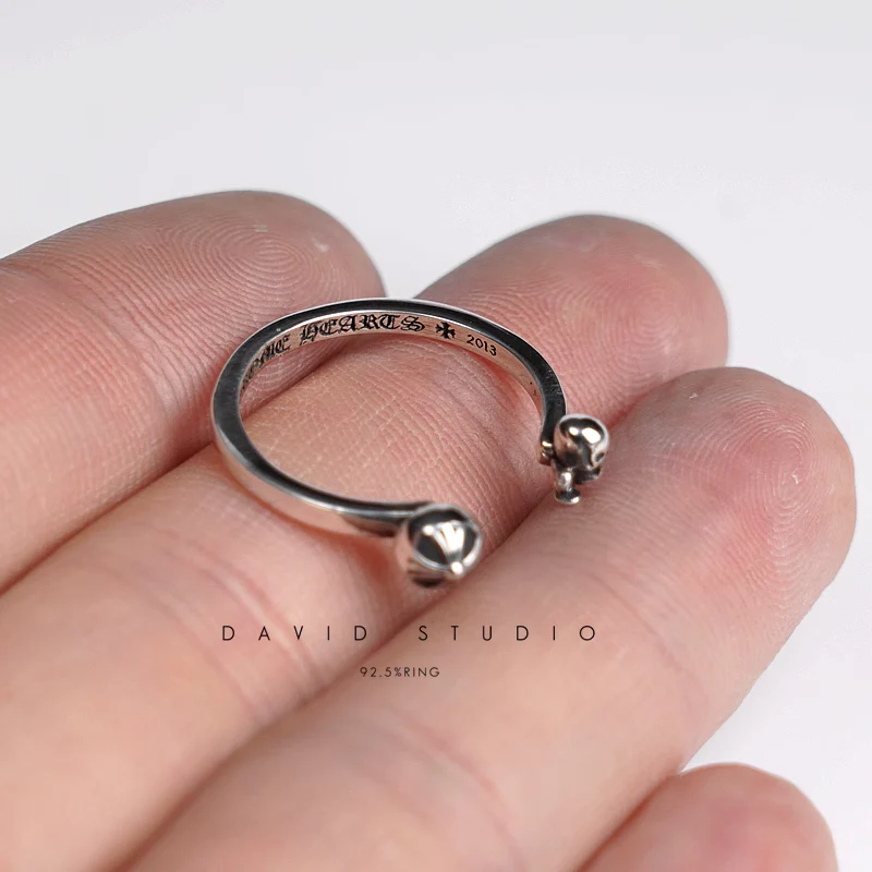 CHROME HEARTS FOTI HARRIS TEETER CROSSBALL RING