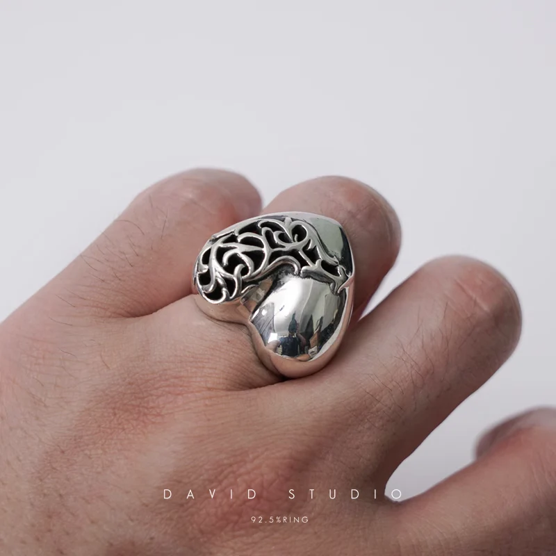 CHROME HEARTS HEART RING