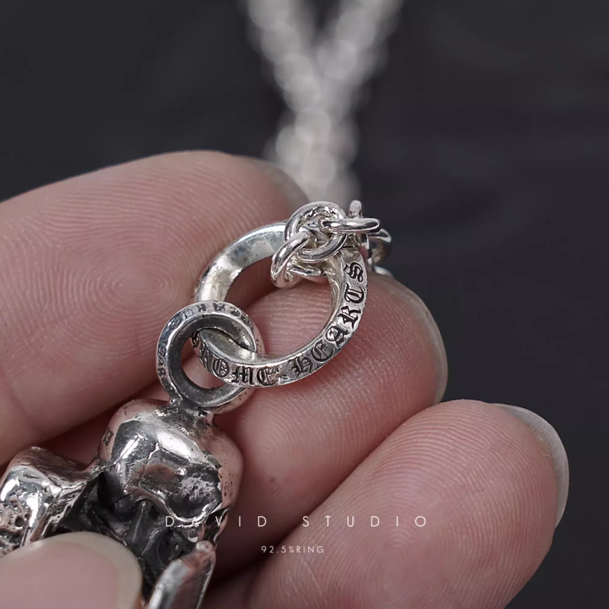 CHROME HEARTS FOTI ASTRONAUT PENDANT – ROLL CHAIN