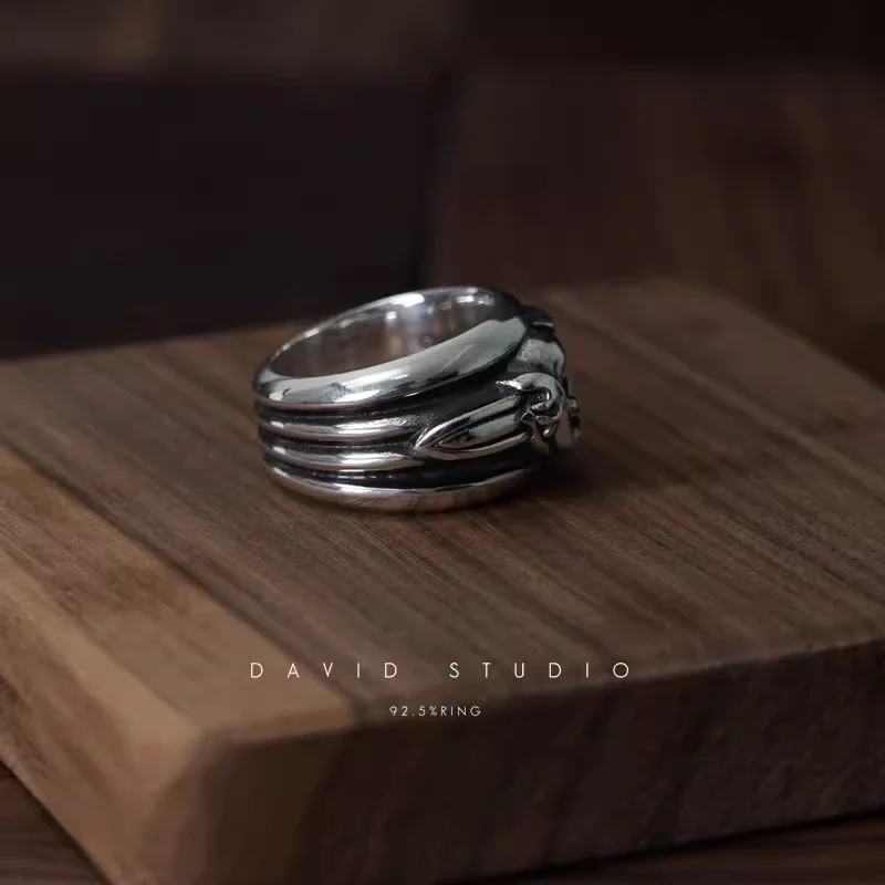 CHROME HEARTS DAGGER HEART RING