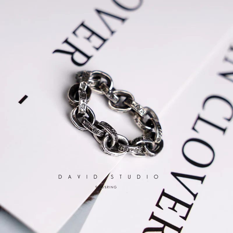 CHROME HEARTS PAPER CHAIN RING