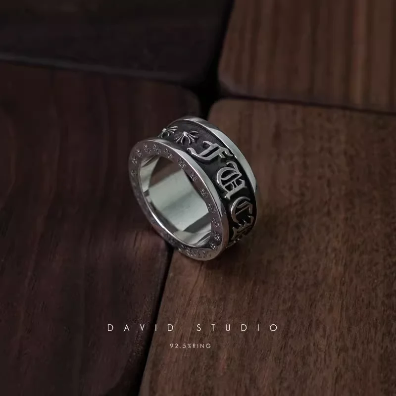 CHROME HEARTS FUCK YOU SPINNER RING