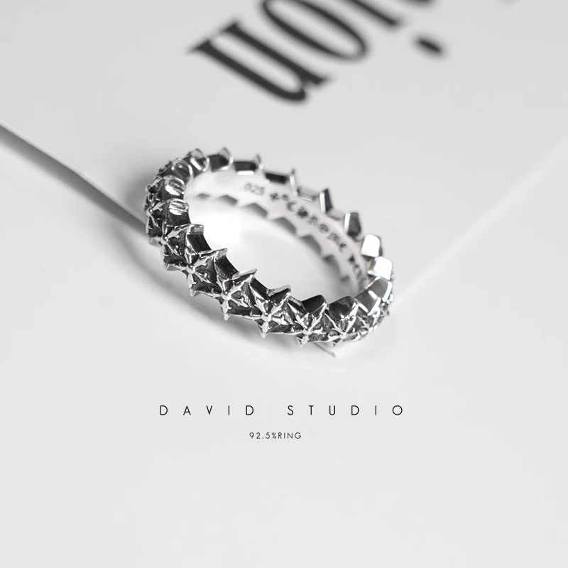 CHROME HEARTS 5 SIDED STAR LOOP RING