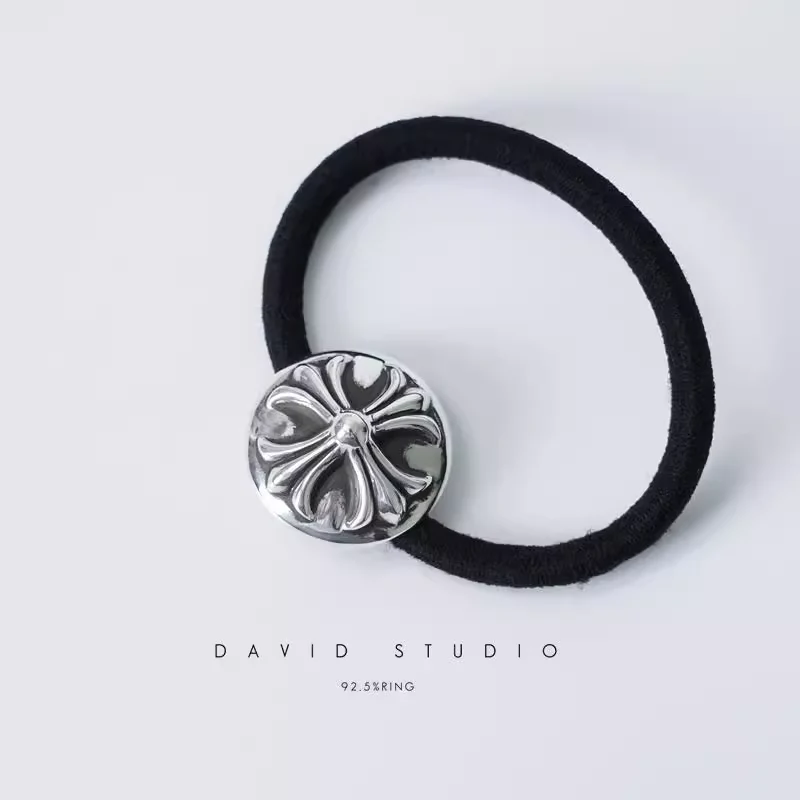 CHROME HEARTS CROSS BALL HAIR TIE