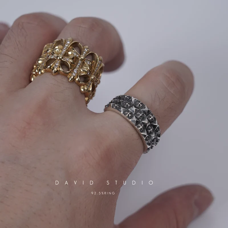 CHROME HEARTS MULTI CH PLUS STACK RING