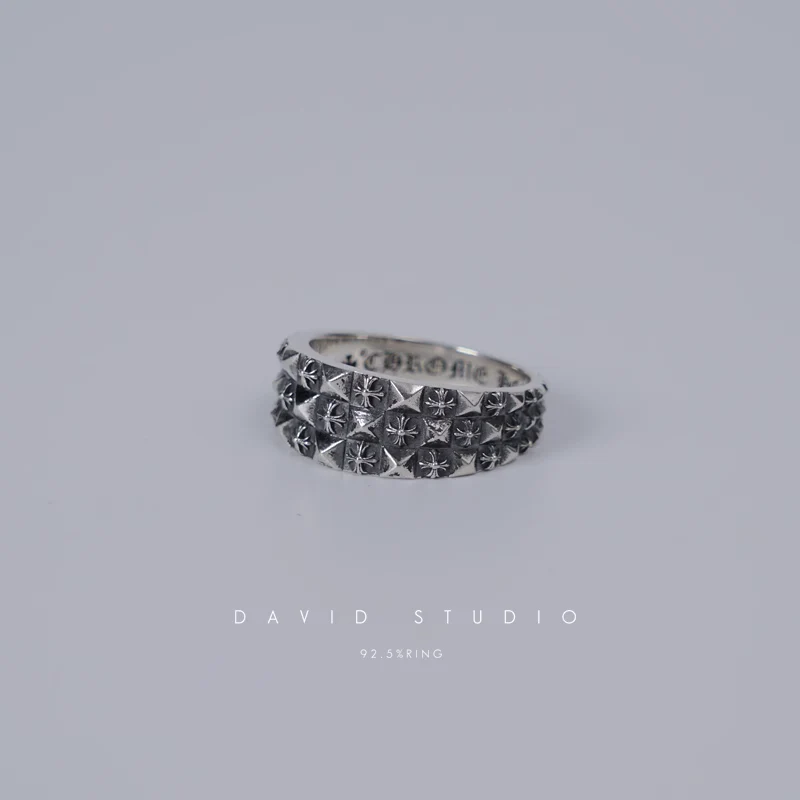 CHROME HEARTS MULTI CH PLUS STACK RING