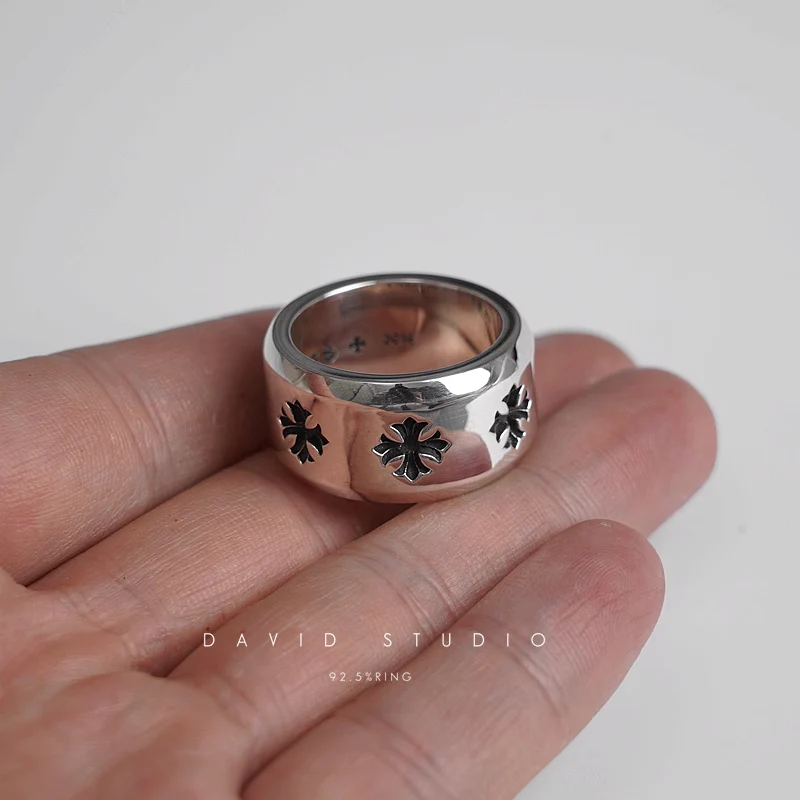 CHROME HEARTS CH PLUS THICK BAND RING
