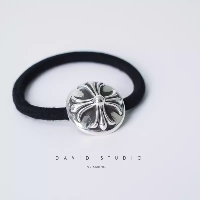 CHROME HEARTS CROSS BALL HAIR TIE