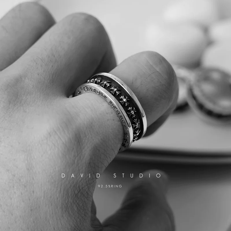 CHROME HEARTS TINY CH PLUS SPINNER RING