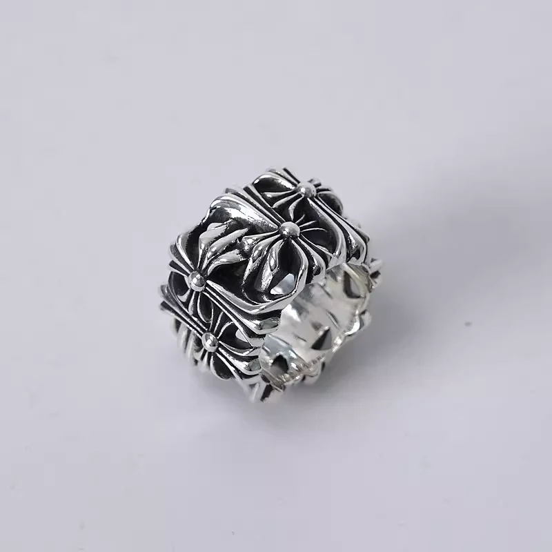 CHROME HEARTS SQUARE CEMETERY RING