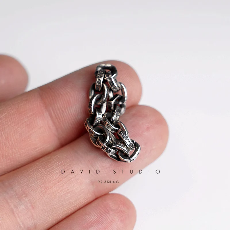 CHROME HEARTS PAPER CHAIN RING