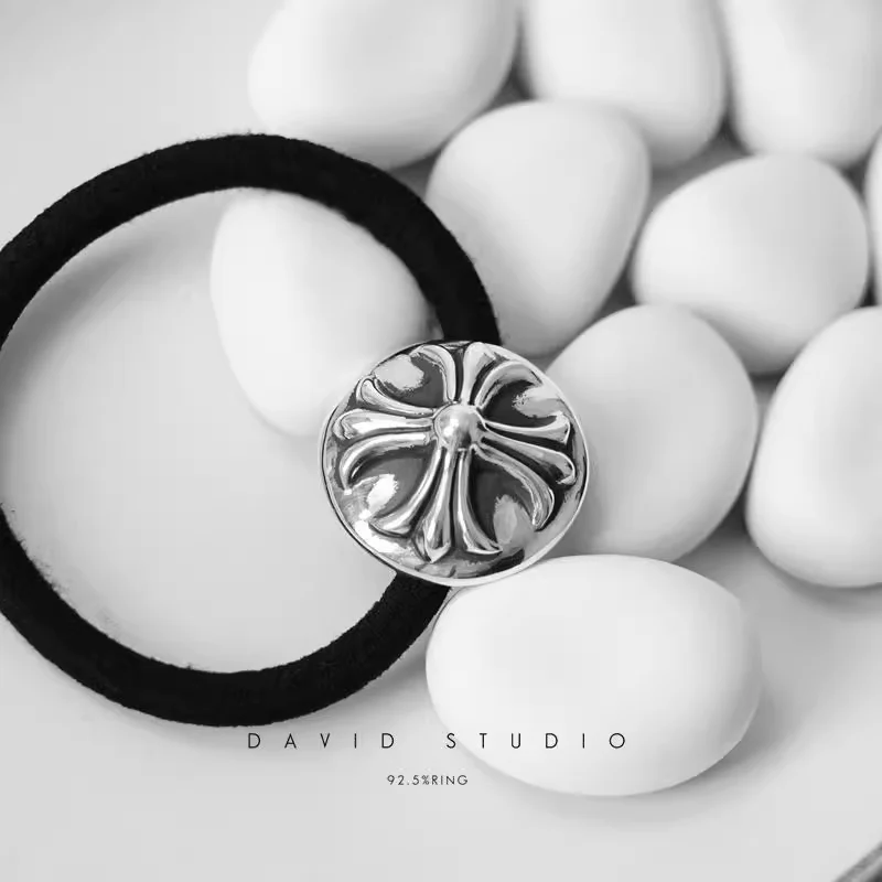 CHROME HEARTS CROSS BALL HAIR TIE