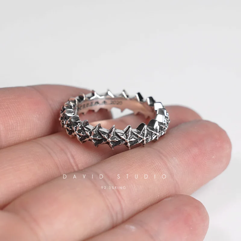 CHROME HEARTS 5 SIDED STAR LOOP RING