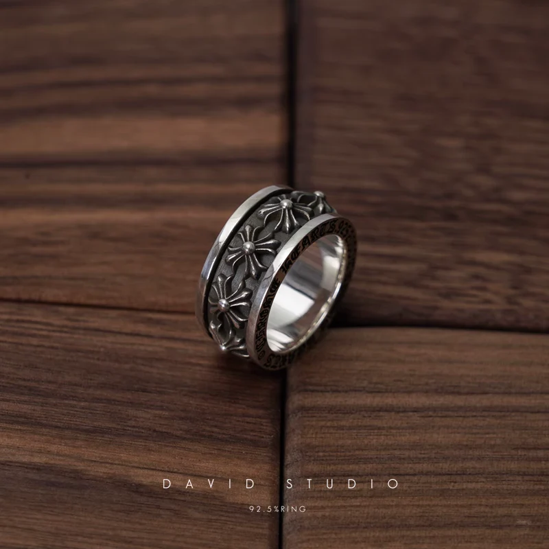 CHROME HEARTS CHX SPINNER RING