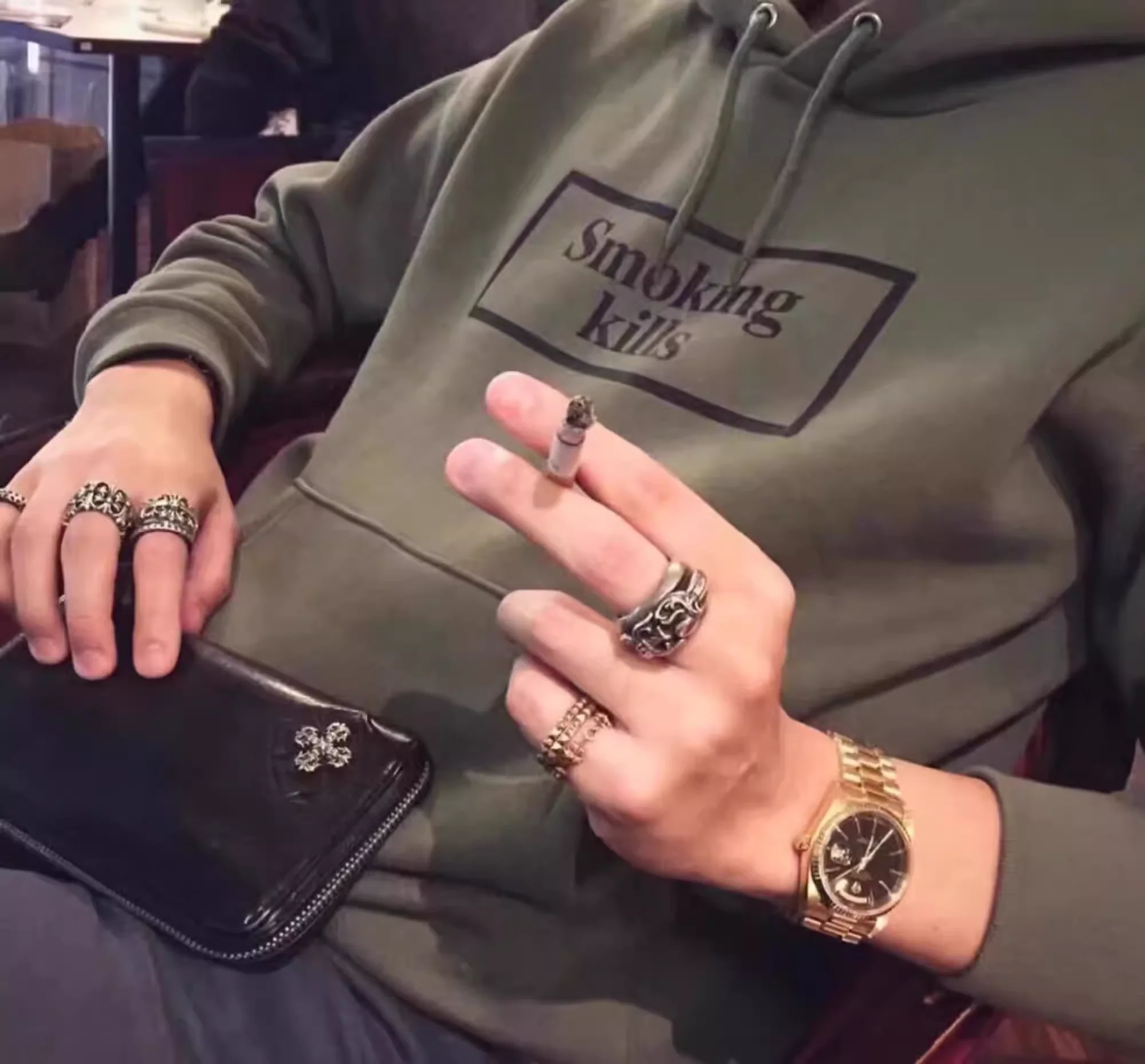 CHROME HEARTS DAGGER HEART RING