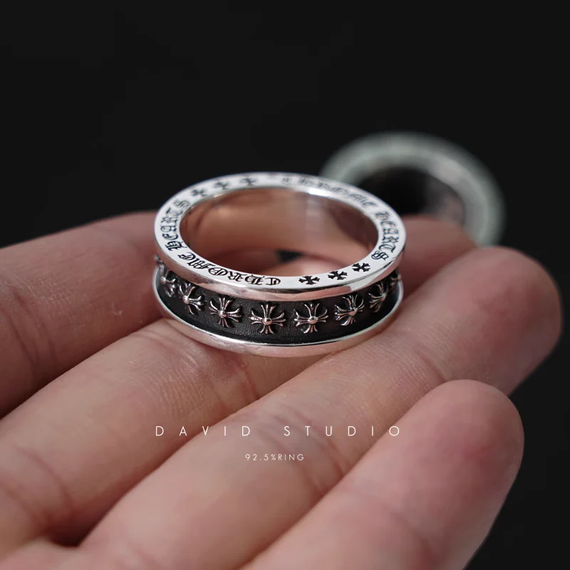 CHROME HEARTS TINY CH PLUS SPINNER RING