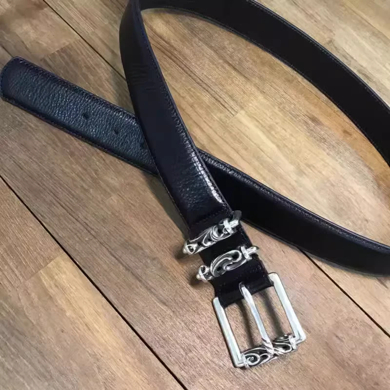 BLT 3PC ROLLER BUCKLE COWHIDE LEATHER BELT